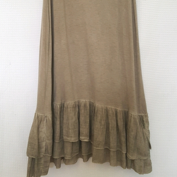 Raw Silk Made in Italy Womens M Crochet 2Pc Dress - Picture 10 of 14